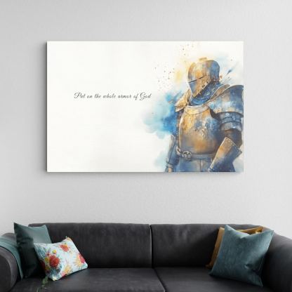 Put On The Whole Armor Of God Canvas Wall Art