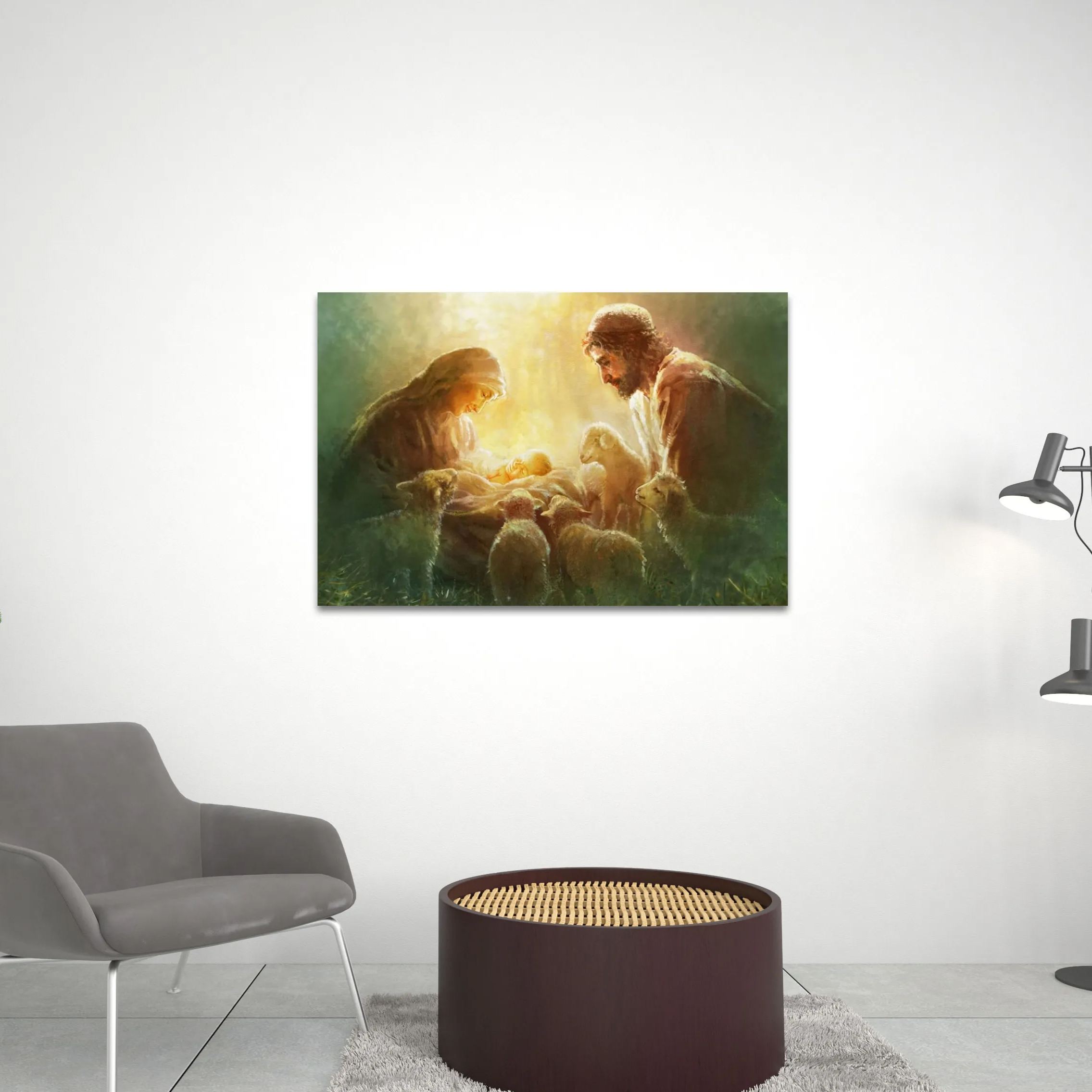 Christmas Nativity Christian Canvas Wall Art