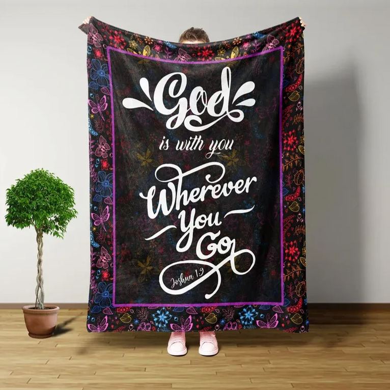 God Is With You Blanket 