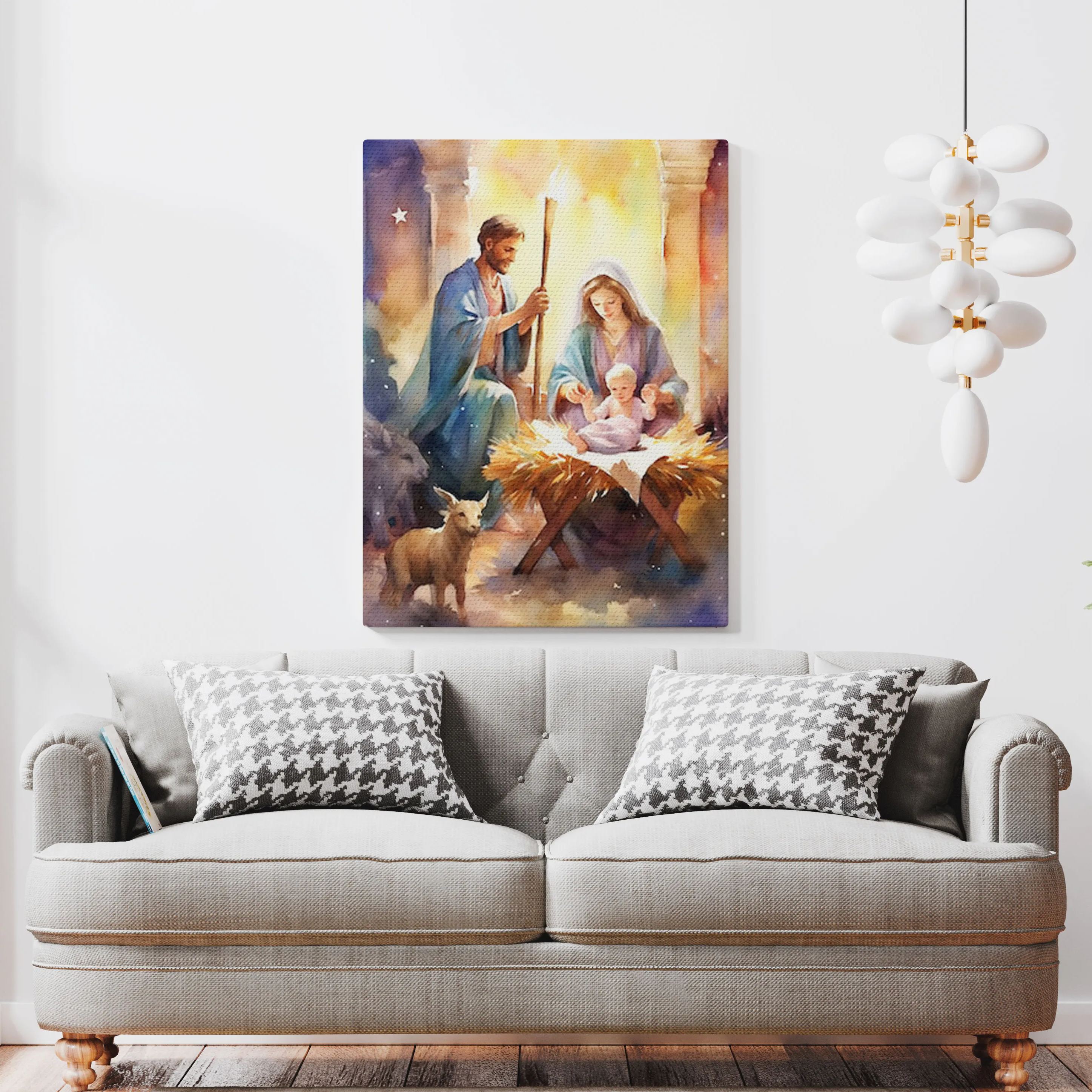 The Holy Family Christian Canvas Wall Art