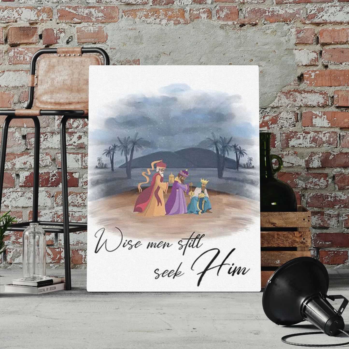 Wish Men Still Seek Him Christian Canvas Wall Art