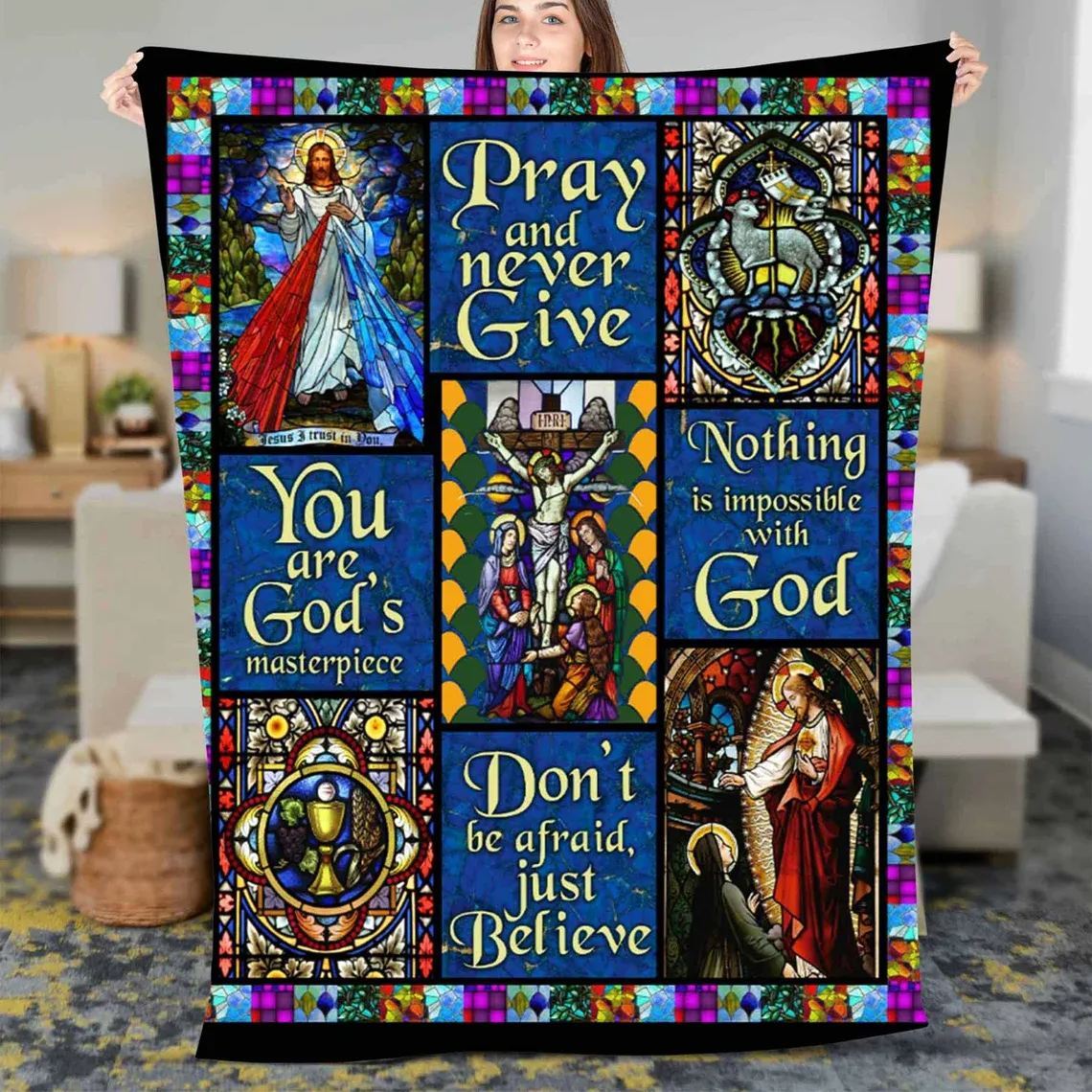 You're God masterpiece Christian Blanket 