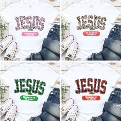 Jesus The Reason For The Season Christian T-Shirt