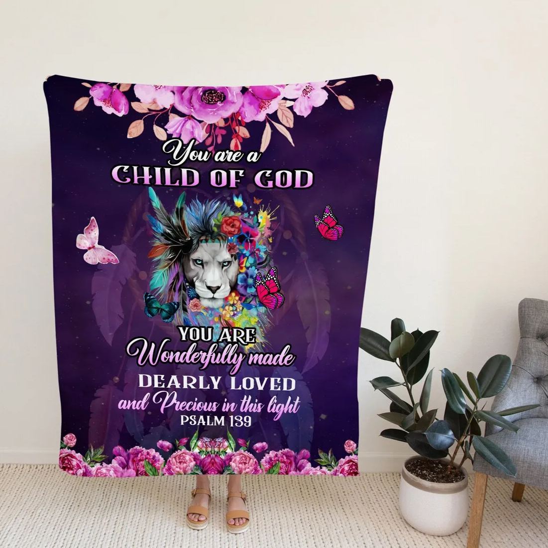 You Are A Child Of God Christian Blanket