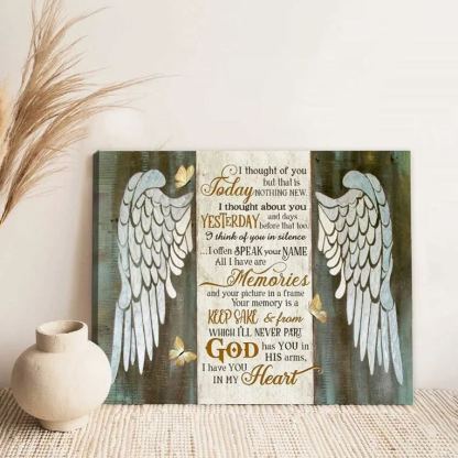Butterfly Christian Canvas Wall Art
