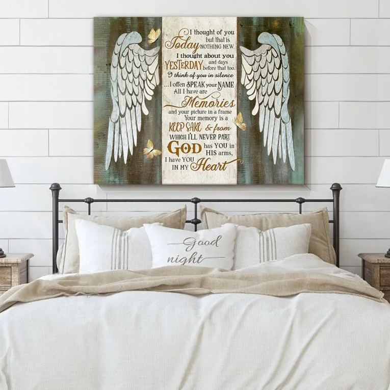 Butterfly Christian Canvas Wall Art
