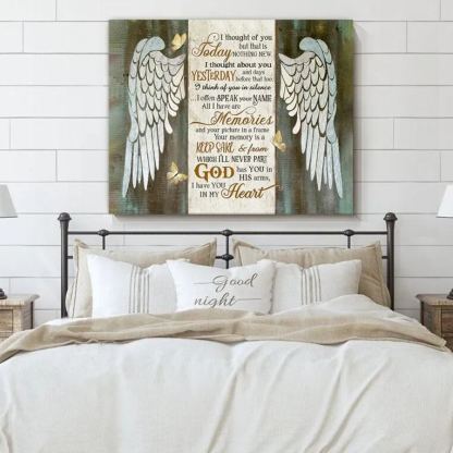 Butterfly Christian Canvas Wall Art