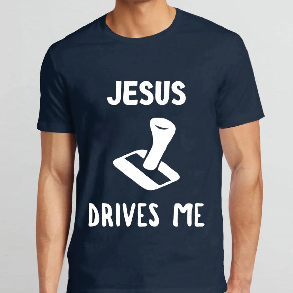 Jesus Drives Me Christian T-Shirt