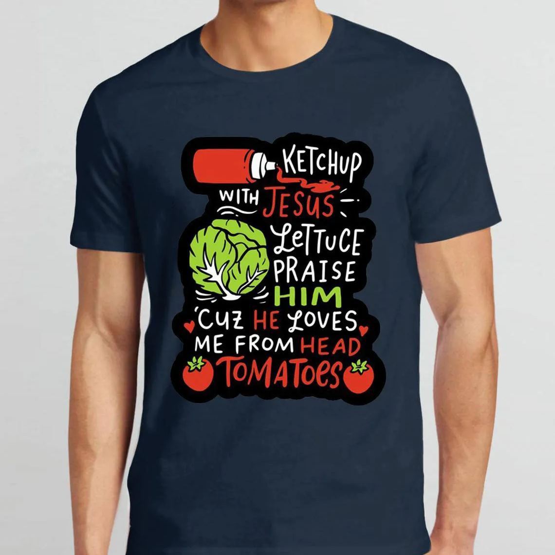 Ketch Up Jesus Christian T-Shirt