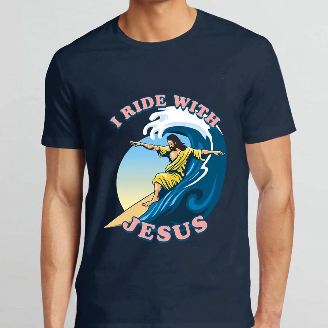 I Ride With Jesus Christian T-Shirt