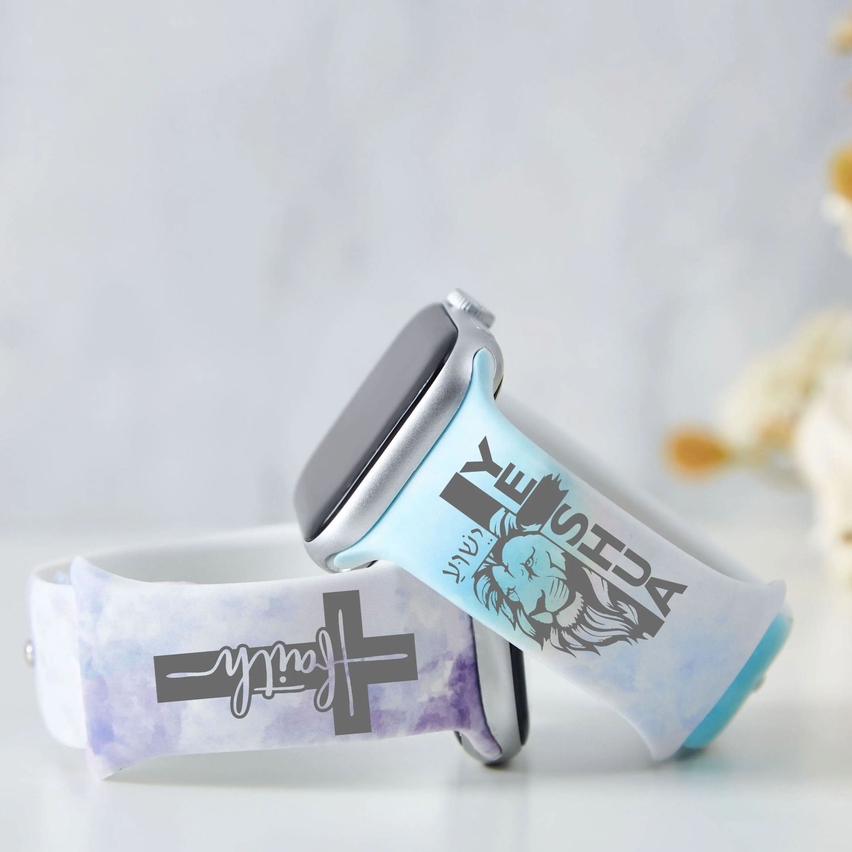 Yeshua Lion Tie Dye Christian Watch Band