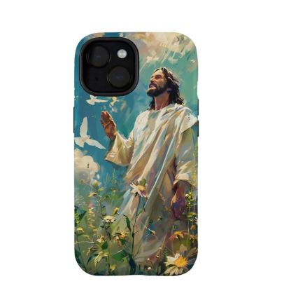 Oil Painting Jesus Christian Phone Case