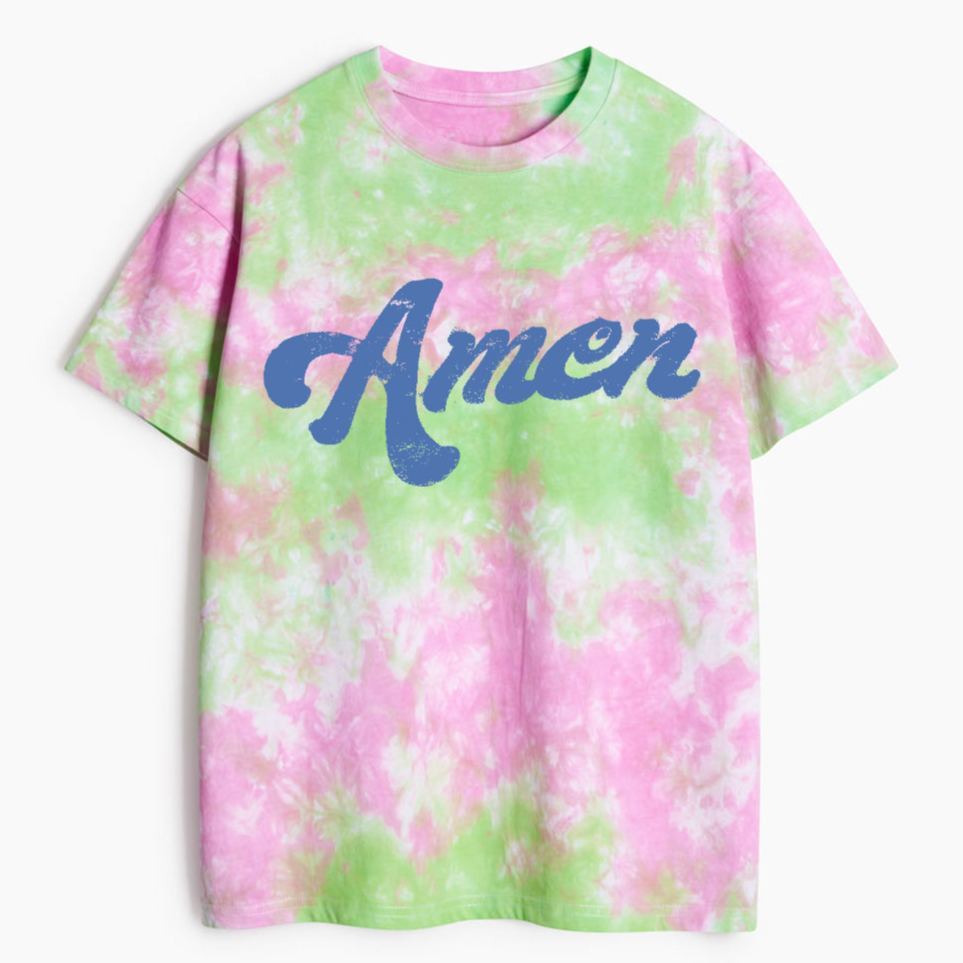 Amen Heavy Cotton Tie Dye T-Shirt