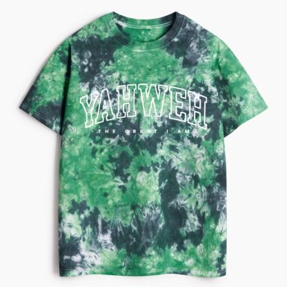 YAHWEH Christian Heavy Cotton Tie Dye T-Shirt