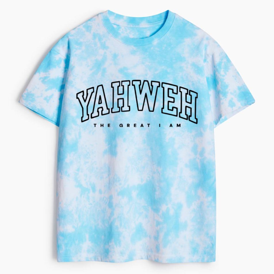 YAHWEH Christian Heavy Cotton Tie Dye T-Shirt
