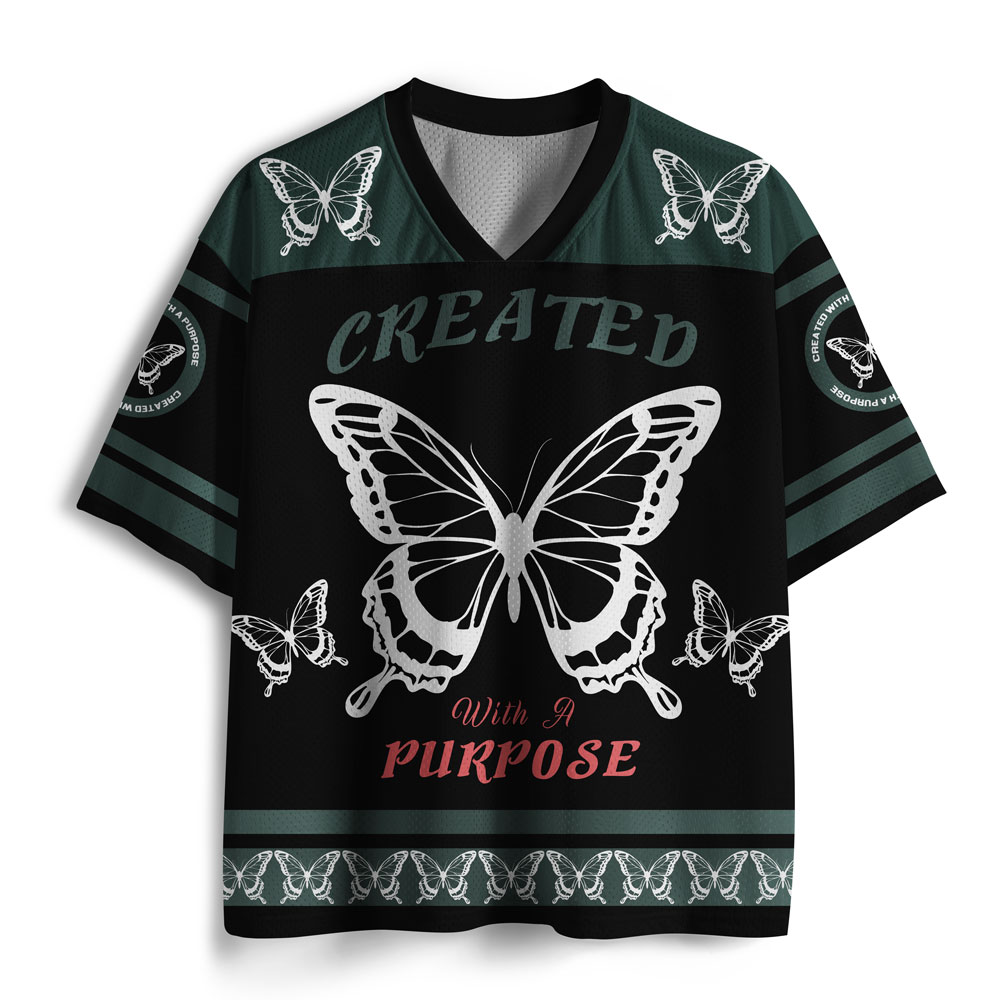 Created With A Purpose Christian Mesh Jersey
