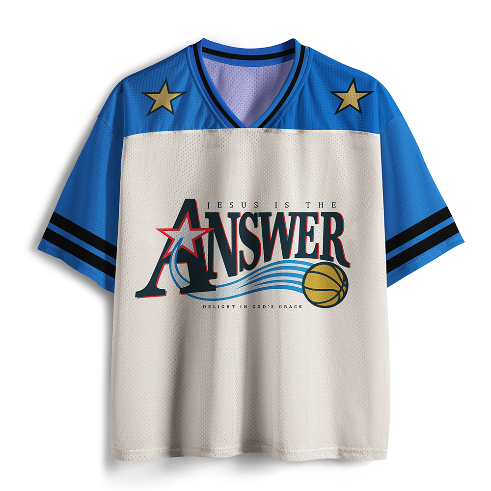 Jesus Is The Answer Christian Mesh Jersey