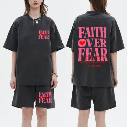 Daughter Of The King Christian Washed T-Shirt & Shorts