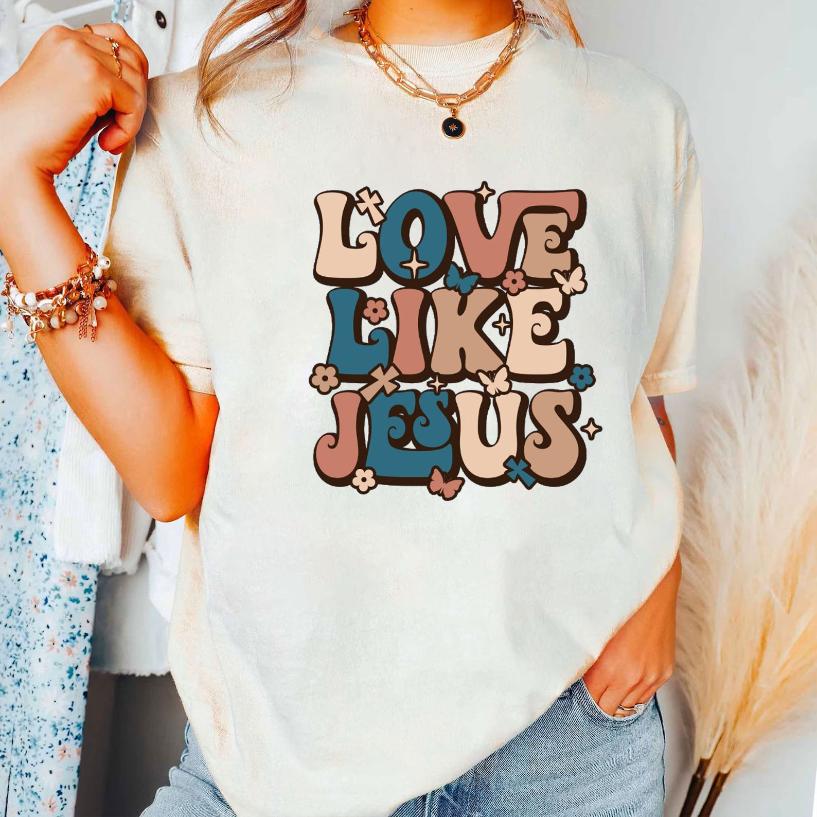 love Like Jesus Christian T-Shirt
