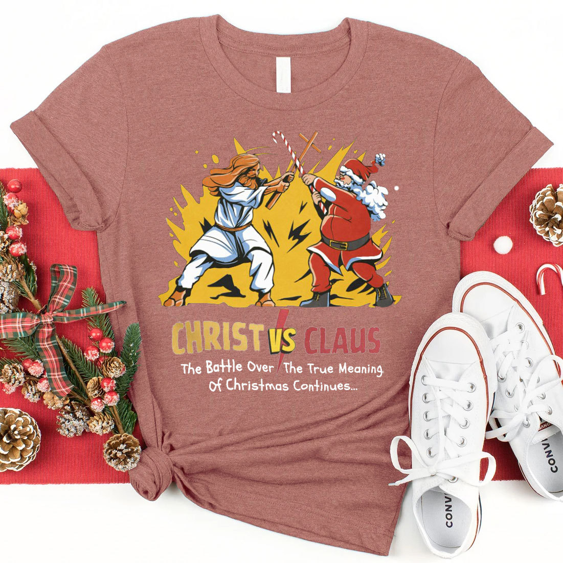 The True Meaning Of Christmas Christian T-Shirt