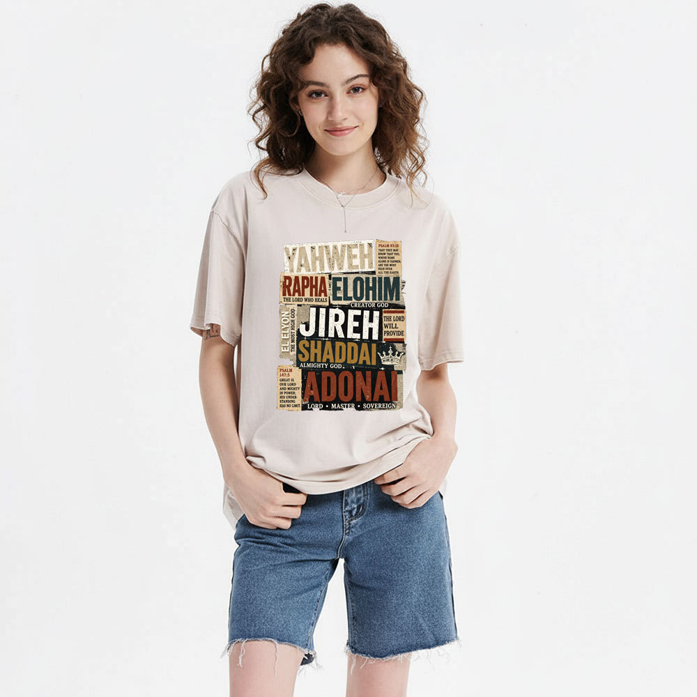 YAHWEH Christian Washed T-Shirt
