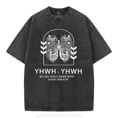 YHWH Christian Washed T-Shirt