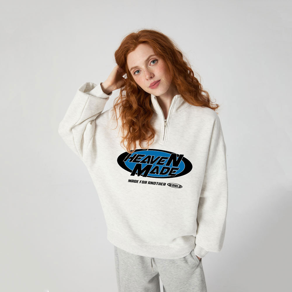 Heaven Made Christian Half Zip Fleece Sweatshirt