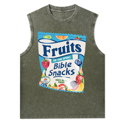 Fruit Of The Spirit Christian Washed Tank Top