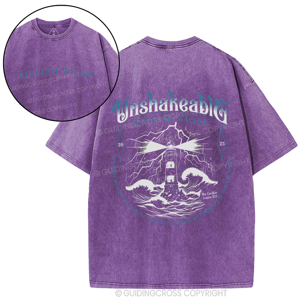 Unshakeable Christian Washed T-Shirt