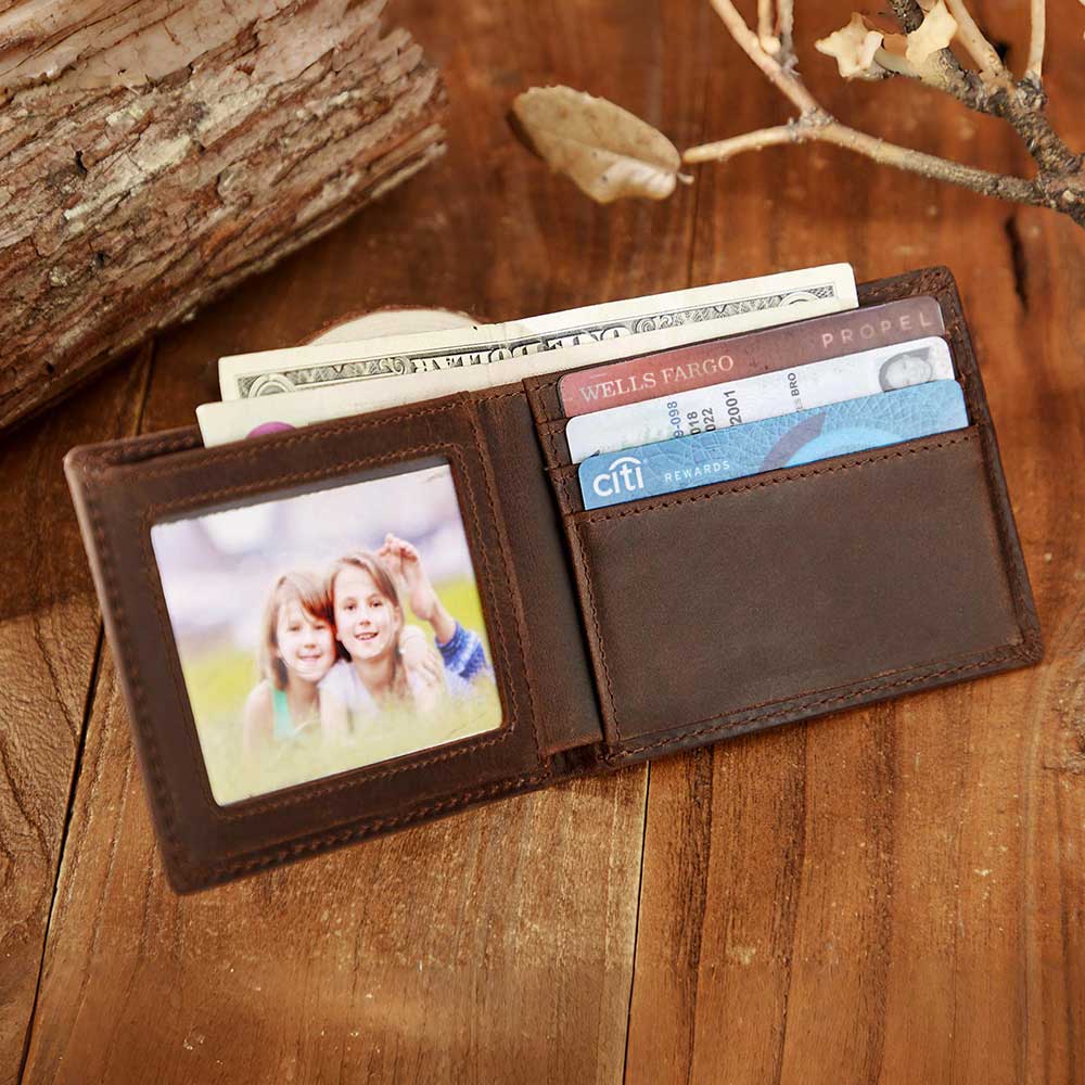Personalized Leather Wallet