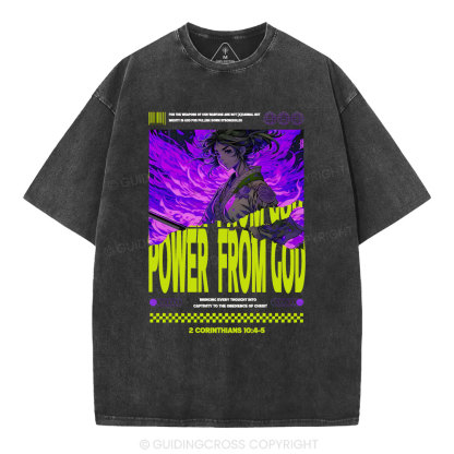 spiritual warfare Christian Washed T-Shirt