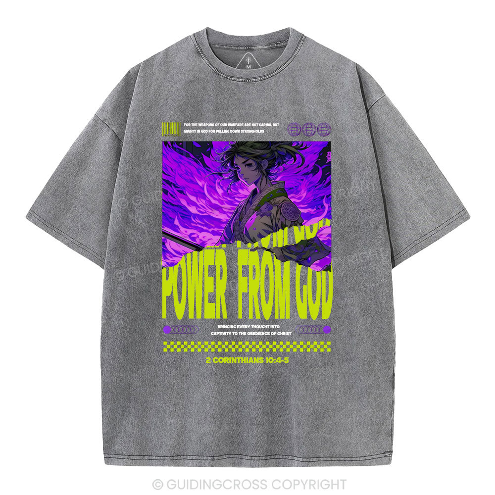 spiritual warfare Christian Washed T-Shirt