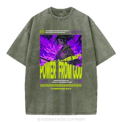 spiritual warfare Christian Washed T-Shirt