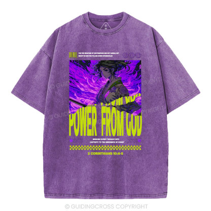 spiritual warfare Christian Washed T-Shirt