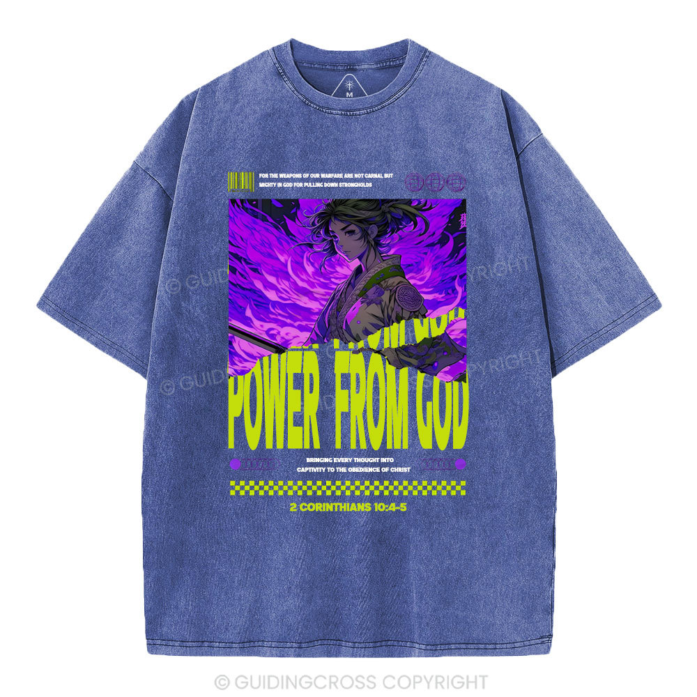 spiritual warfare Christian Washed T-Shirt