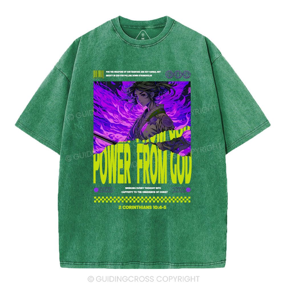 spiritual warfare Christian Washed T-Shirt