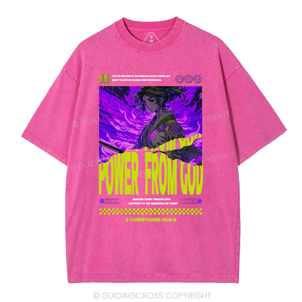 spiritual warfare Christian Washed T-Shirt