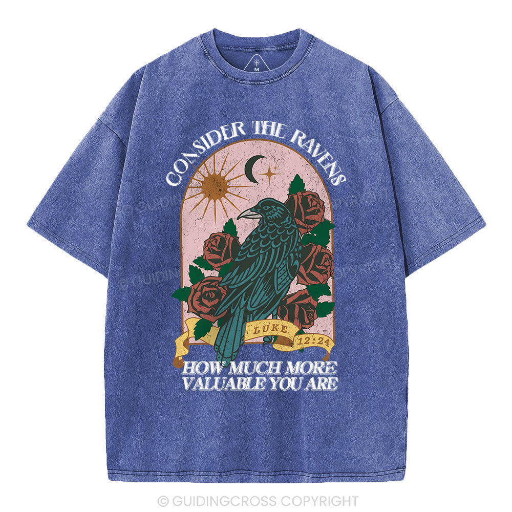 Consider The Ravens Christian Washed T-Shirt