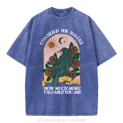 Consider The Ravens Christian Washed T-Shirt