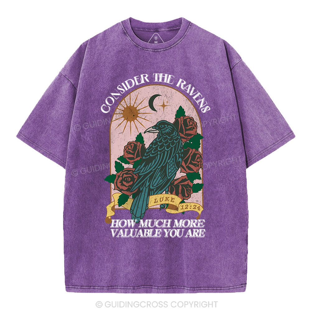 Consider The Ravens Christian Washed T-Shirt