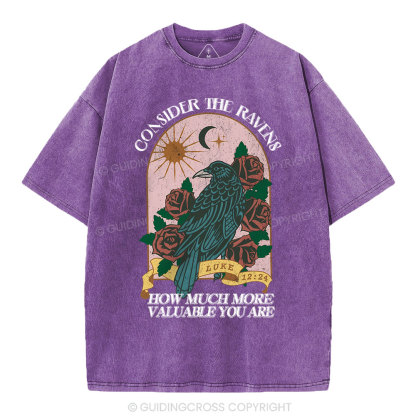Consider The Ravens Christian Washed T-Shirt