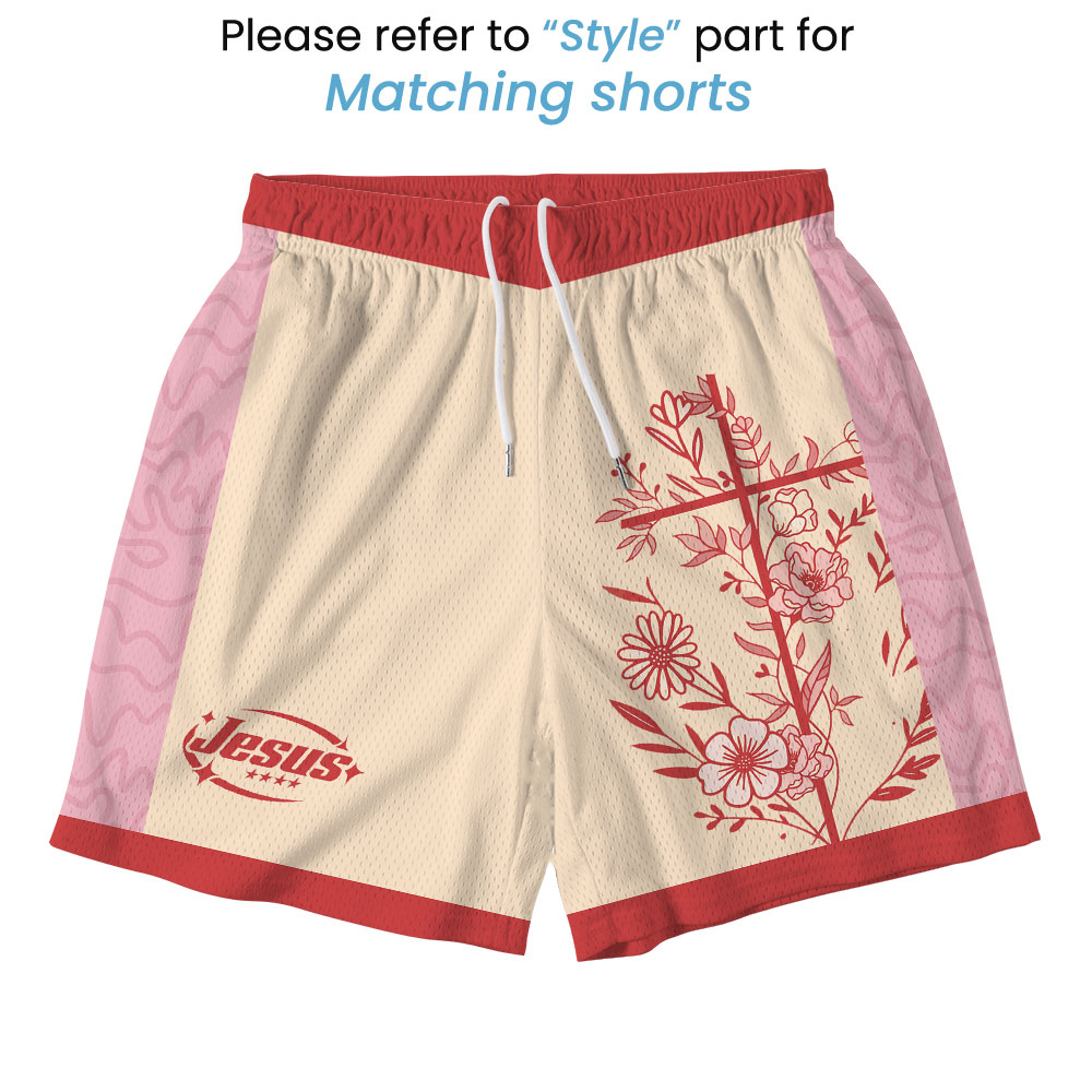 How The Wildflowers Grow Christian Mesh Jersey