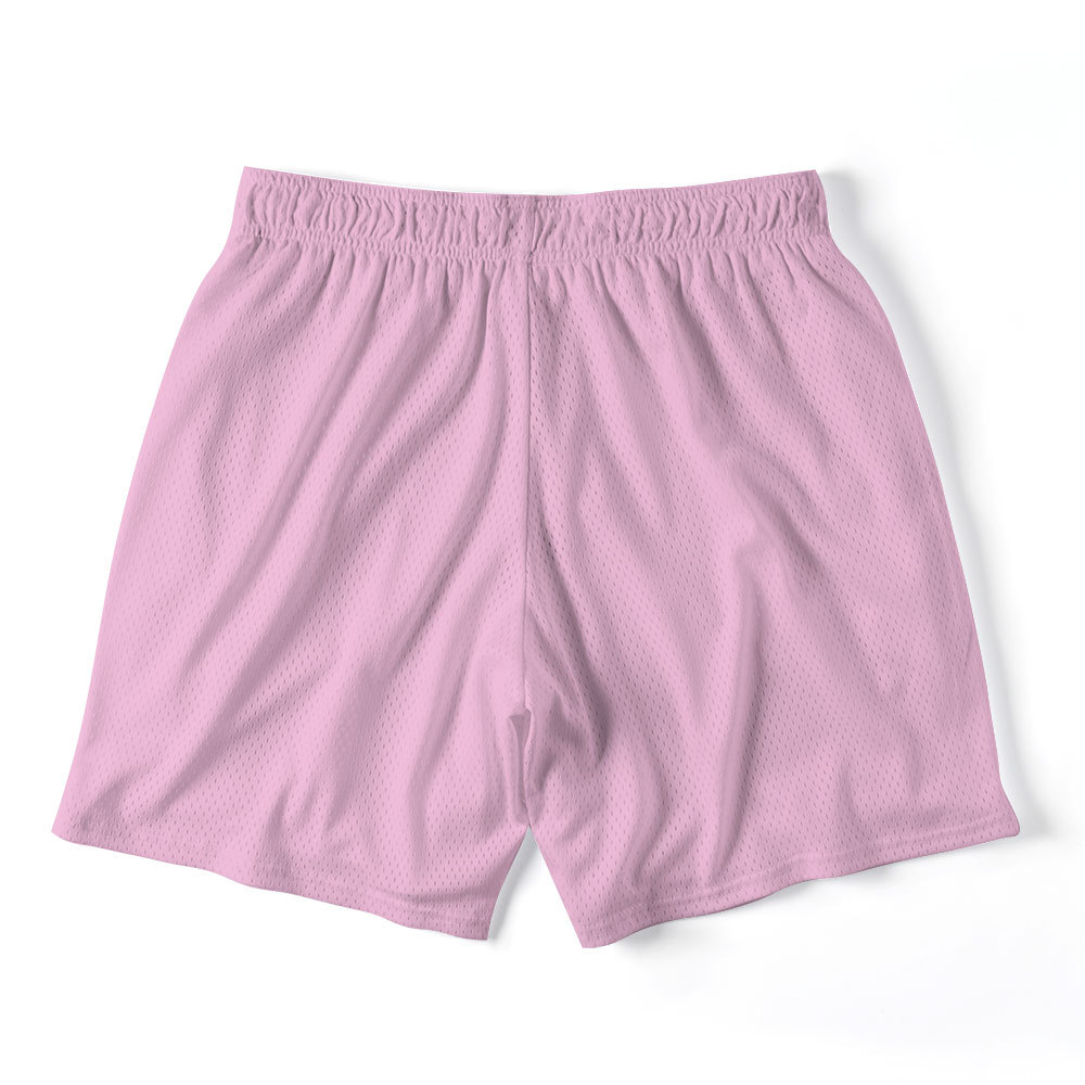 The Heavens Are Roaring Pink Christian Mesh Shorts