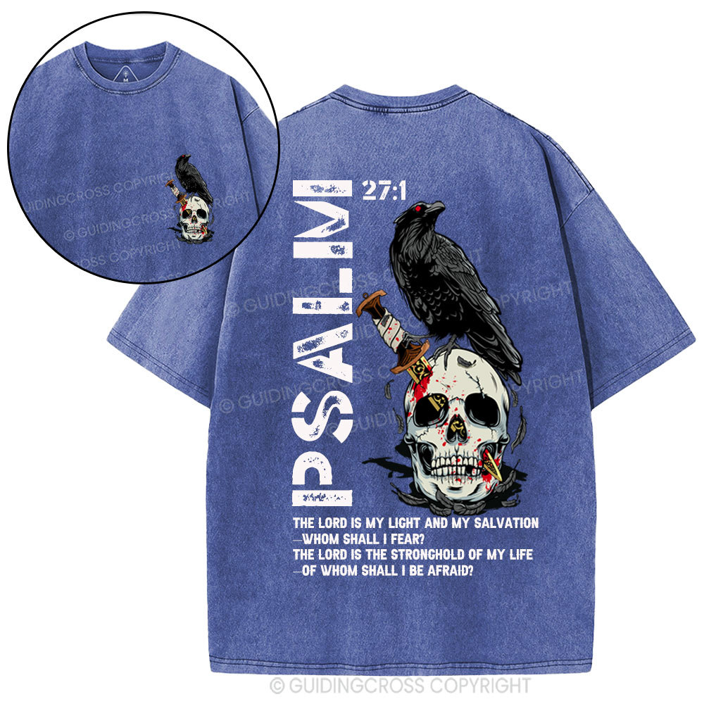 The Lord Is My  Salvation Christian Washed T-Shirt