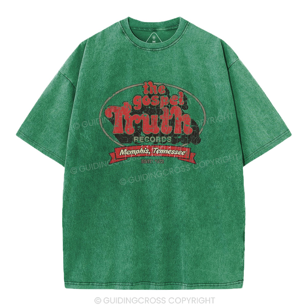 The Godpel Truth Christian Washed T-Shirt
