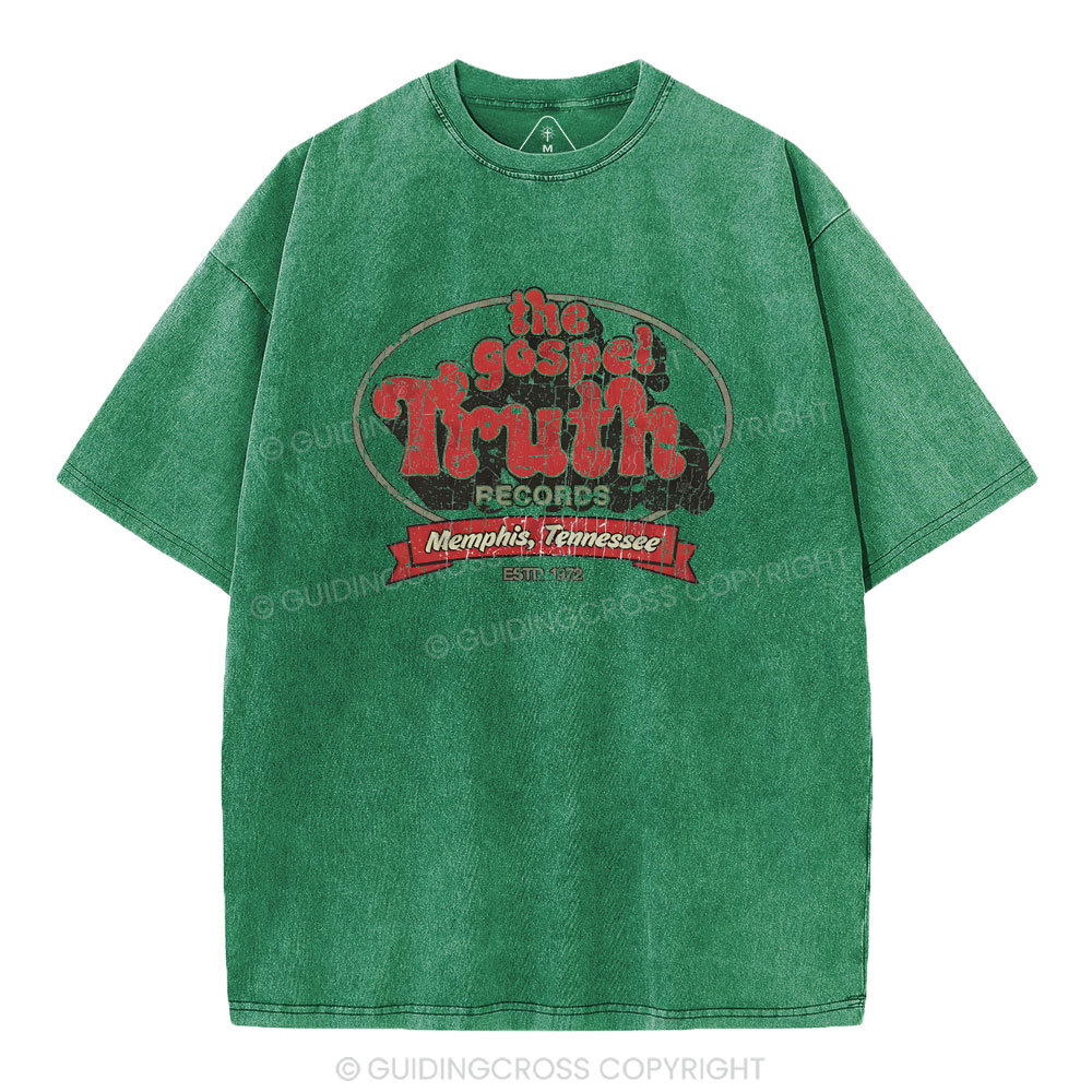 The Godpel Truth Christian Washed T-Shirt