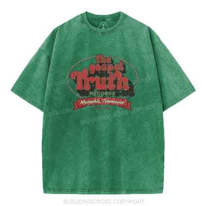 The Godpel Truth Christian Washed T-Shirt