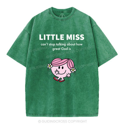 Little Miss Christian Washed T-Shirt