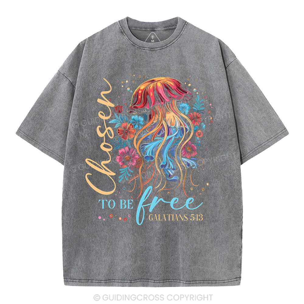 To Be Free Christian Washed T-Shirt