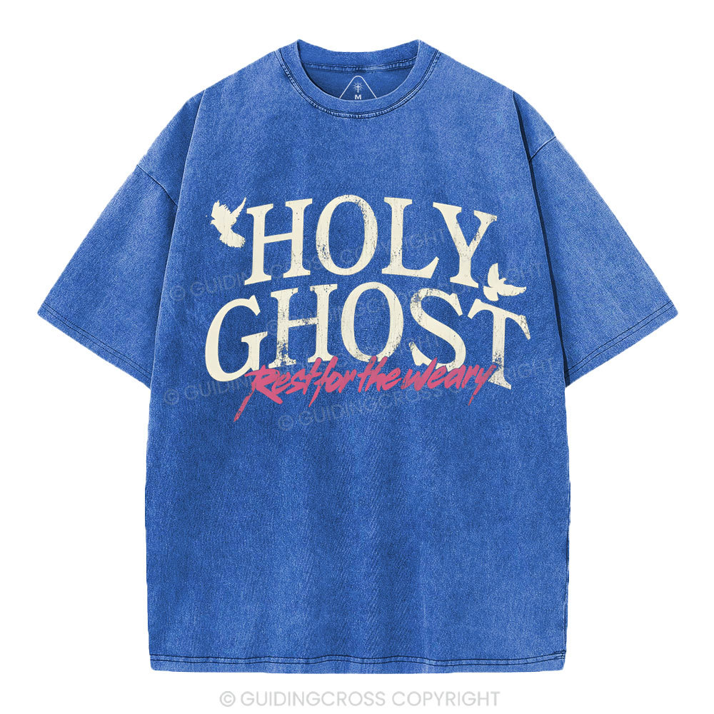 Holy Ghost Christian Washed T-Shirt